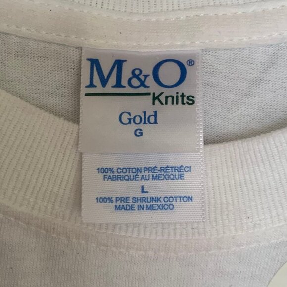 4/pc "Proud to be an American" white T-shirt size/L - Picture 2 of 3